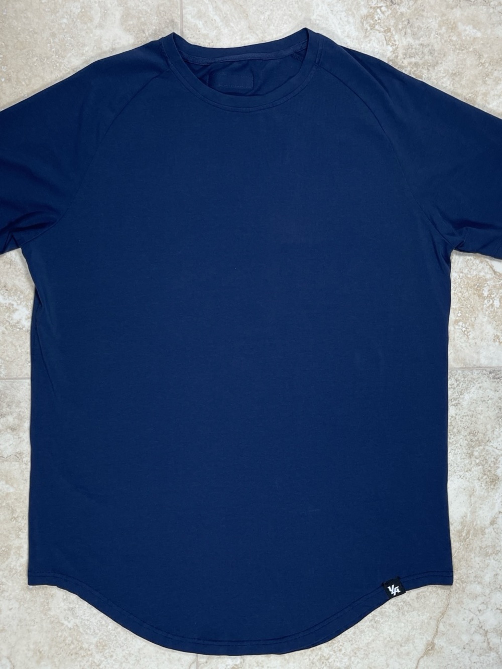 YoungLA Navy Short-Sleeve Crewneck Shirt
